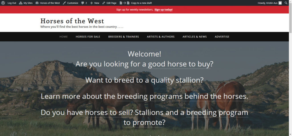 Horses of the West