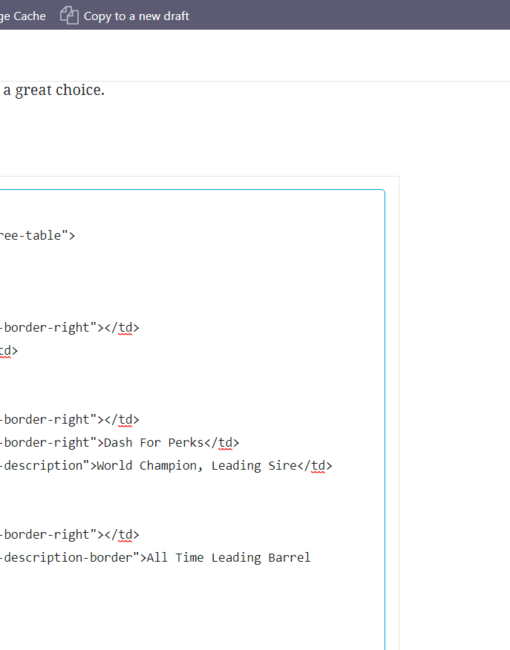 HTML code in Gutenberg