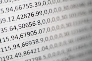 Microsoft Excel spreadsheet